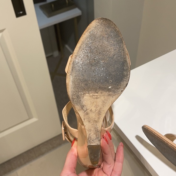 Giuseppe Zanotti Patent Wedge Sandals - Picture 10 of 11